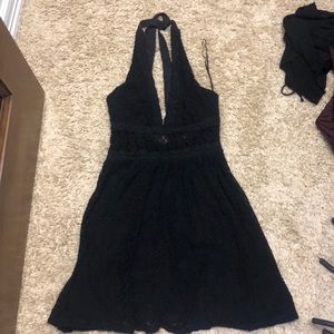 Halter top dress that ties in the back